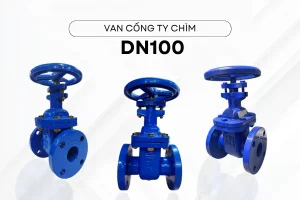Van cổng ty chìm DN100 chính hãng, giá tốt