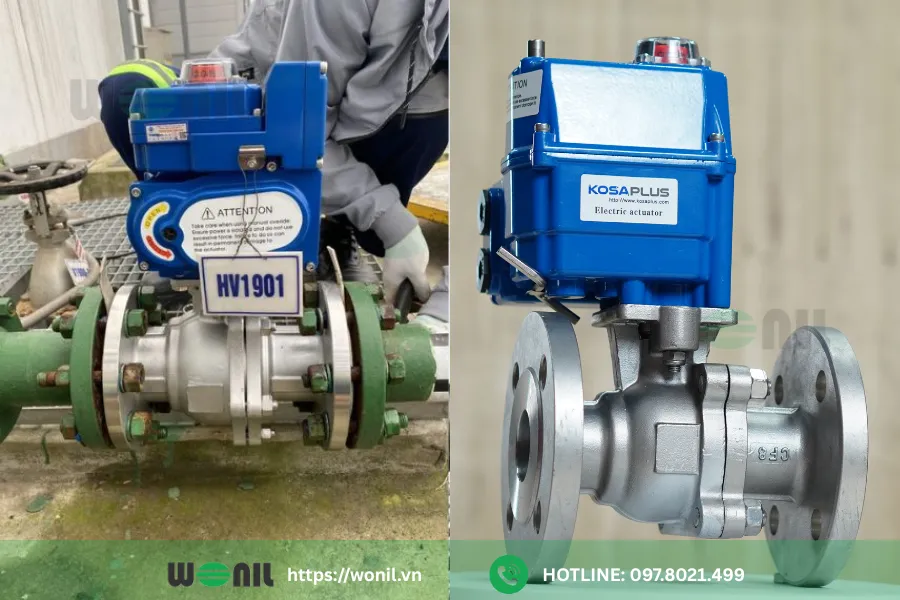 Van bi điều khiển điện: Cấu tạo, Phân loại, Ứng dụng Ứng dụng van bi điện trong công nghiệp được dùng nhiều trong hệ thống