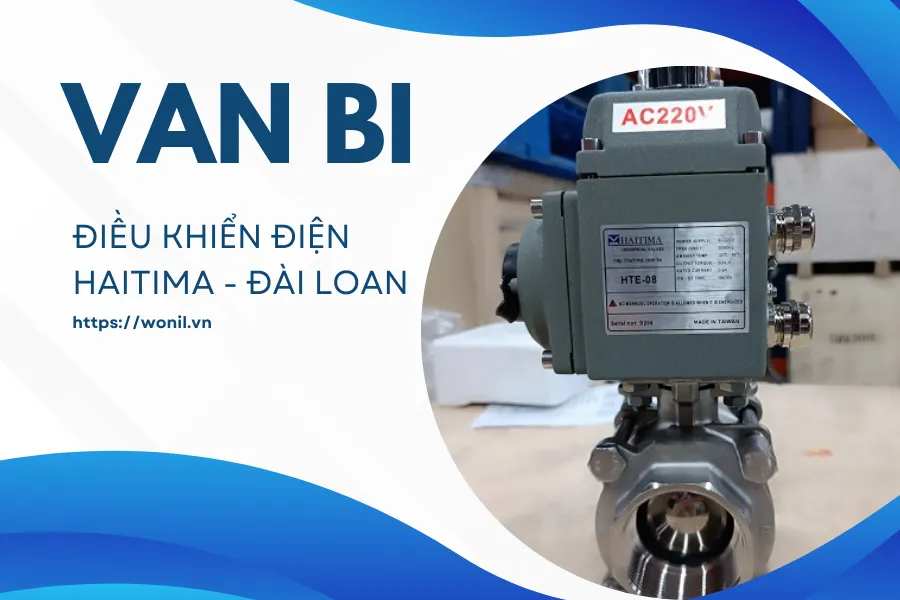 Van bi điều khiển điện Haitima chính hãng, giá tốt