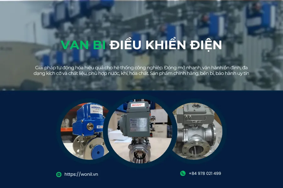 Van bi điều khiển điện tự động