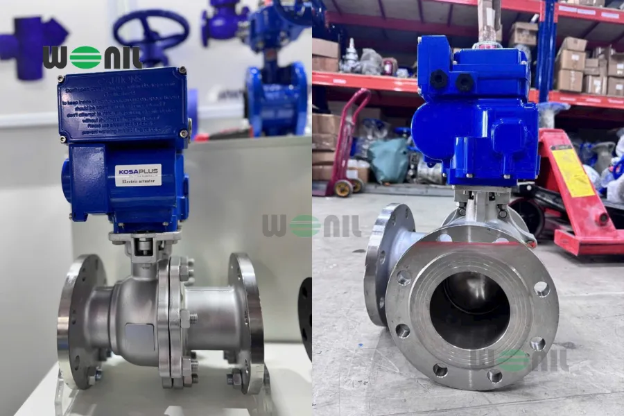 Van bi inox điều khiển điện Kosaplus tuyến tính