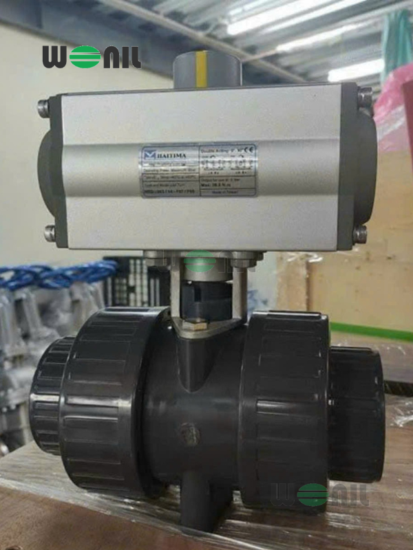 Hình ảnh Van bi điều khiển khí nén nhựa