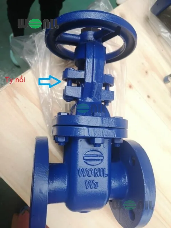 Van cổng gang ty nổi Wonil