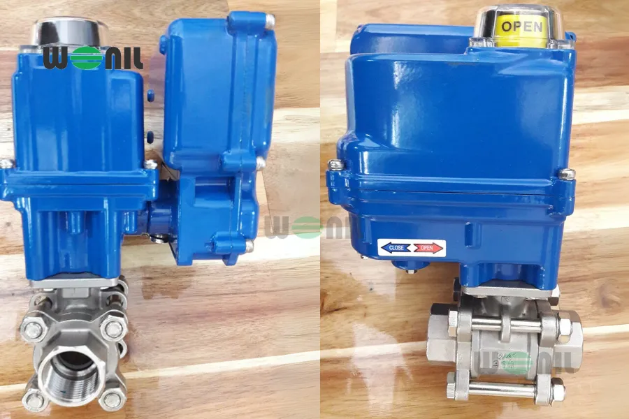 Van bi 3 mảnh nối ren