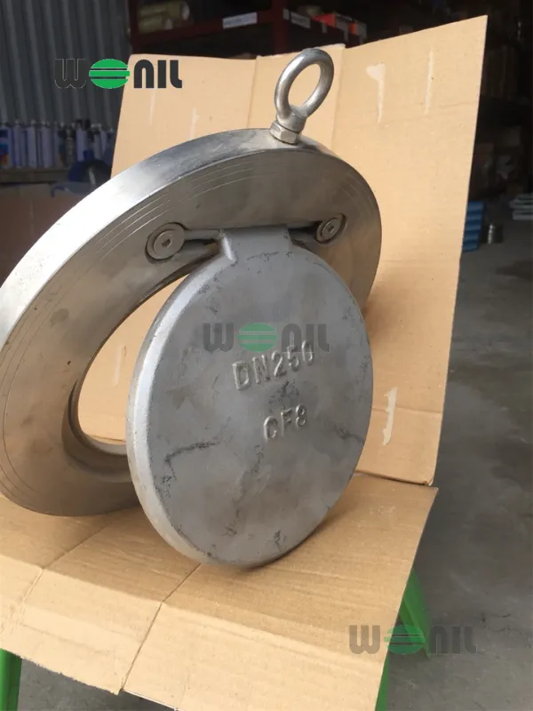 Van 1 chiều inox đĩa treo