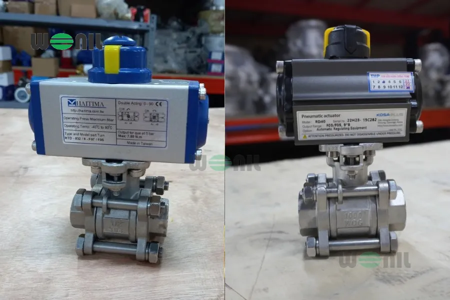 Van bi là gì? Cấu tạo, Phân loại, Ứng dụng thực tế Van bi điều khiển khí nén