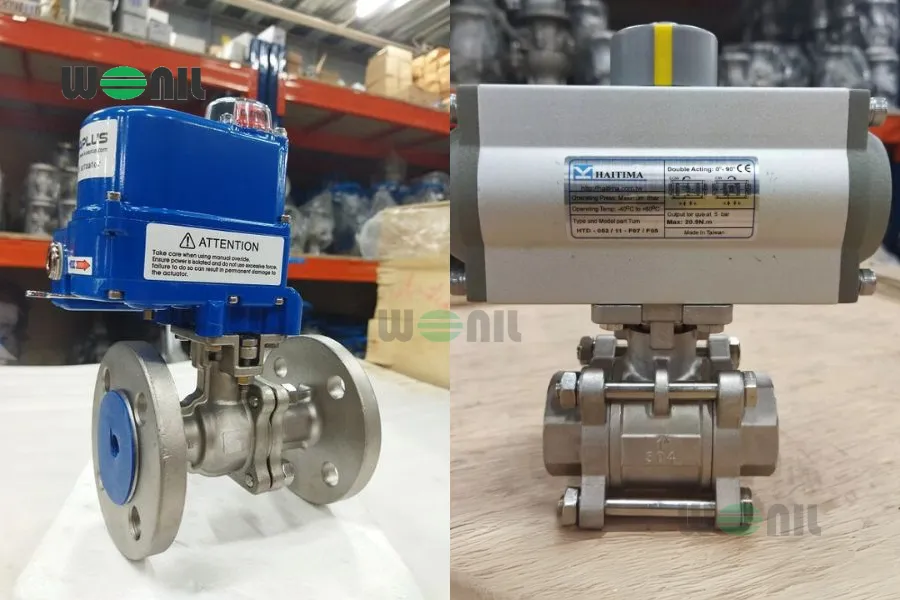 Van bi là gì? Cấu tạo, Phân loại, Ứng dụng thực tế Van bi điều khiển Wonil