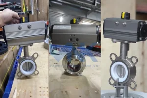 Mua mua van bướm inox điều khiển khí nén uy tín, giá tốt tại Wonilvn
