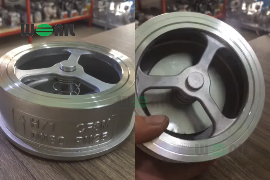 Van nước 1 chiều cối