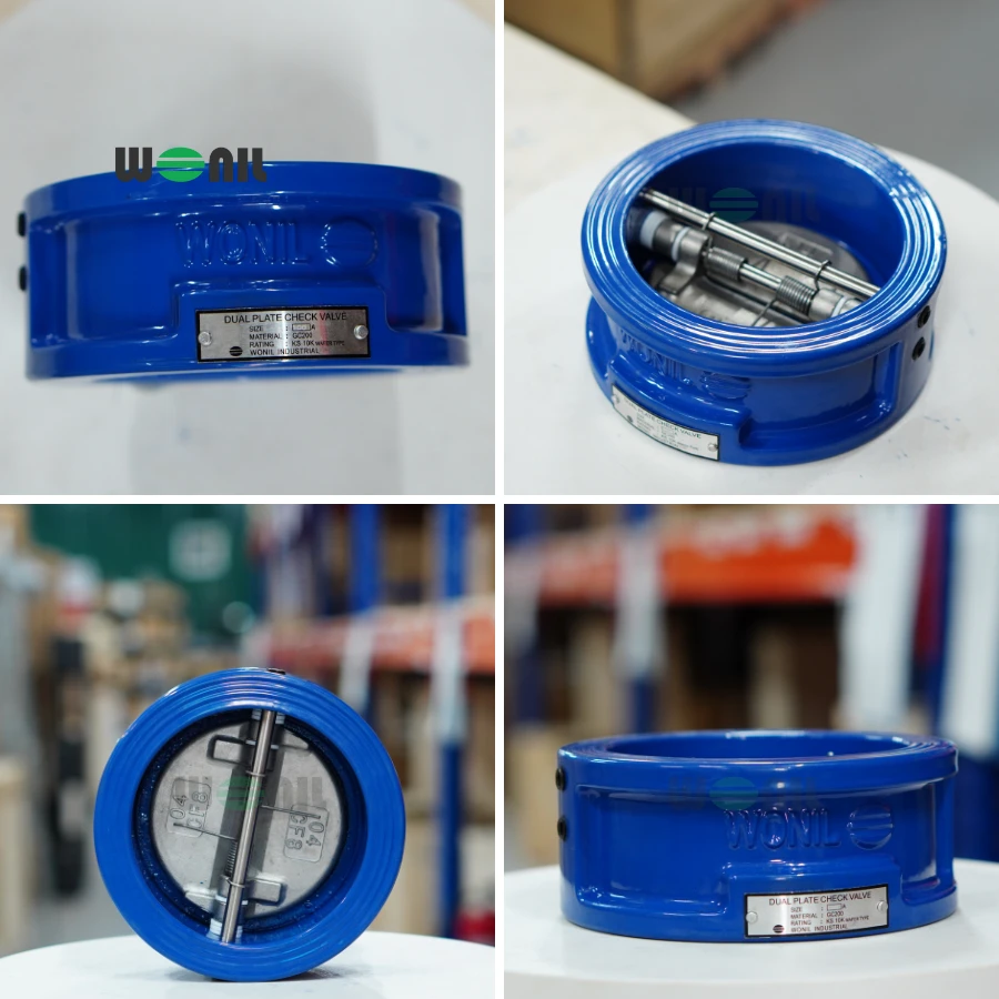 Van 1 chiều Wonil Cánh Bướm Gang DN100 Van 1 chiều Wonil Cánh Bướm Gang DN100