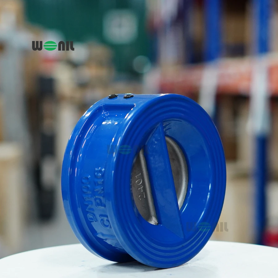 Van 1 chiều Wonil Cánh Bướm Gang DN100 Van 1 chiều Wonil Cánh Bướm Gang DN100