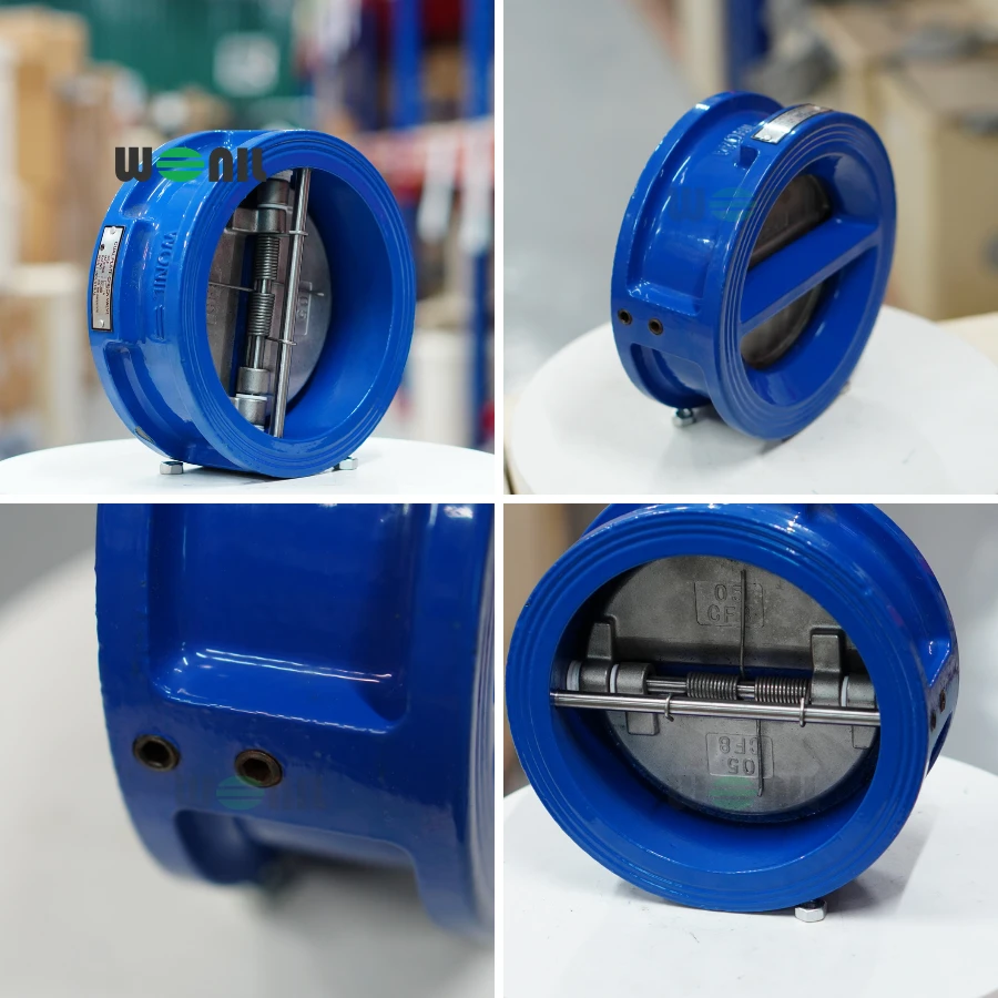 Van 1 chiều Wonil Cánh Bướm Gang DN125 Ảnh thực tế Van 1 chiều Wonil Cánh Bướm Gang DN125