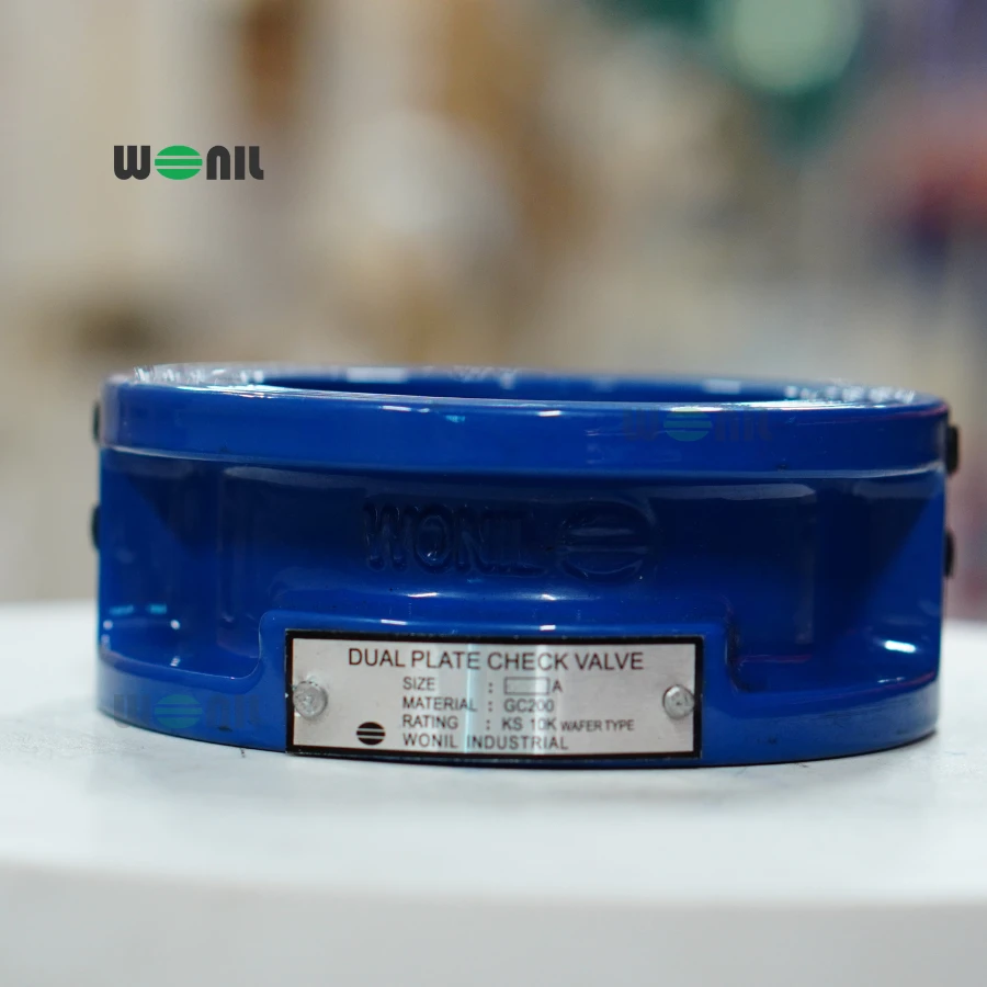 Van 1 chiều Wonil Cánh Bướm Gang DN65 Ảnh thực tế Van 1 chiều Wonil Cánh Bướm Gang DN65