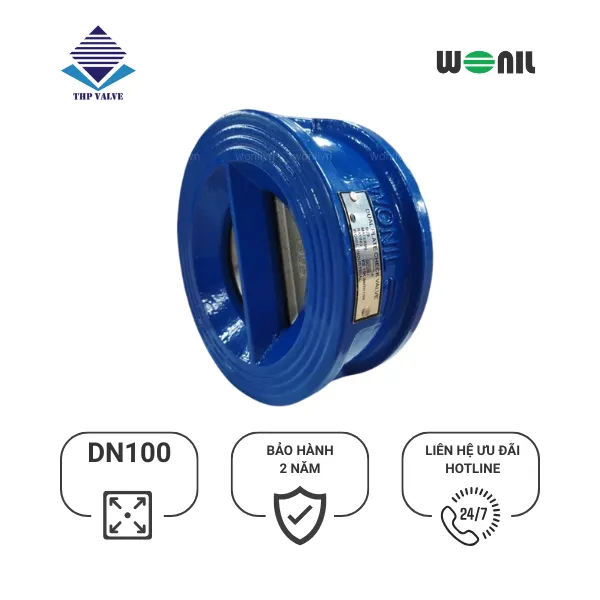 sp-van-1-chieu-wonil-canh-buom-gang-dn100 (3) Van 1 chiều Wonil Cánh Bướm Gang DN100
