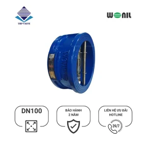 Van 1 chiều Wonil Cánh Bướm Gang DN100 Van 1 chiều Wonil Cánh Bướm Gang DN100