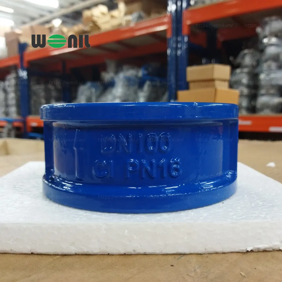 Van 1 chiều Wonil Cánh Bướm Gang DN100 Van 1 chiều Wonil Cánh Bướm Gang DN100