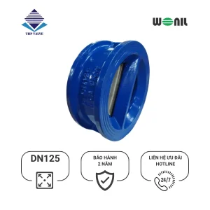 van 1 chiều cánh bướm Wonil gang DN125