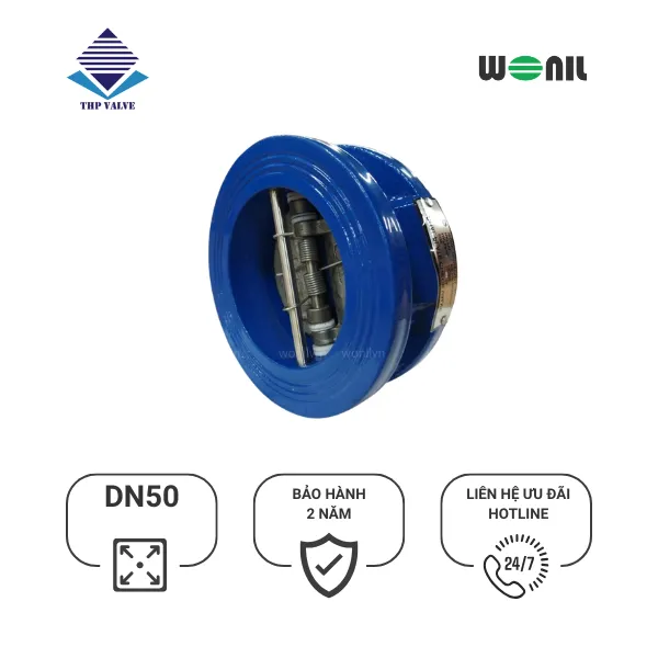 sp-van-1-chieu-wonil-canh-buom-gang-dn50 Van 1 chiều Wonil Cánh Bướm Gang DN50