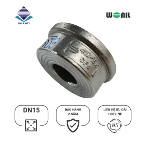 Van 1 chiều cối Inox Wonil DN15