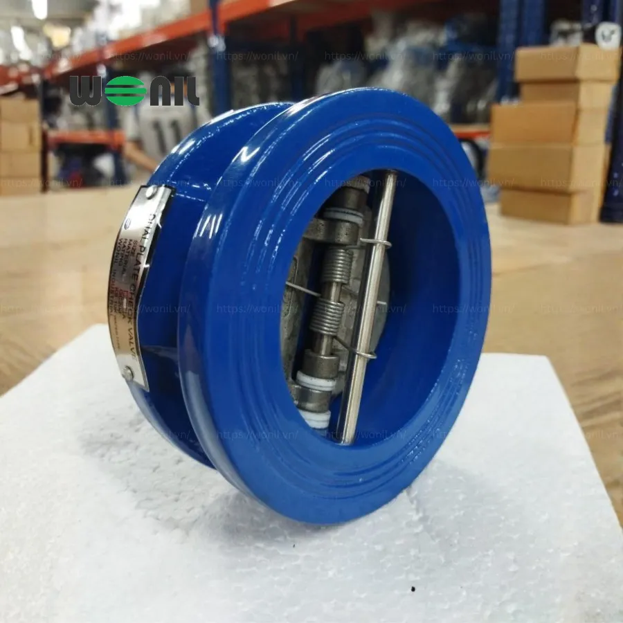 Van 1 chiều Wonil Cánh Bướm Gang DN65 Van 1 chiều Wonil Cánh Bướm Gang DN65