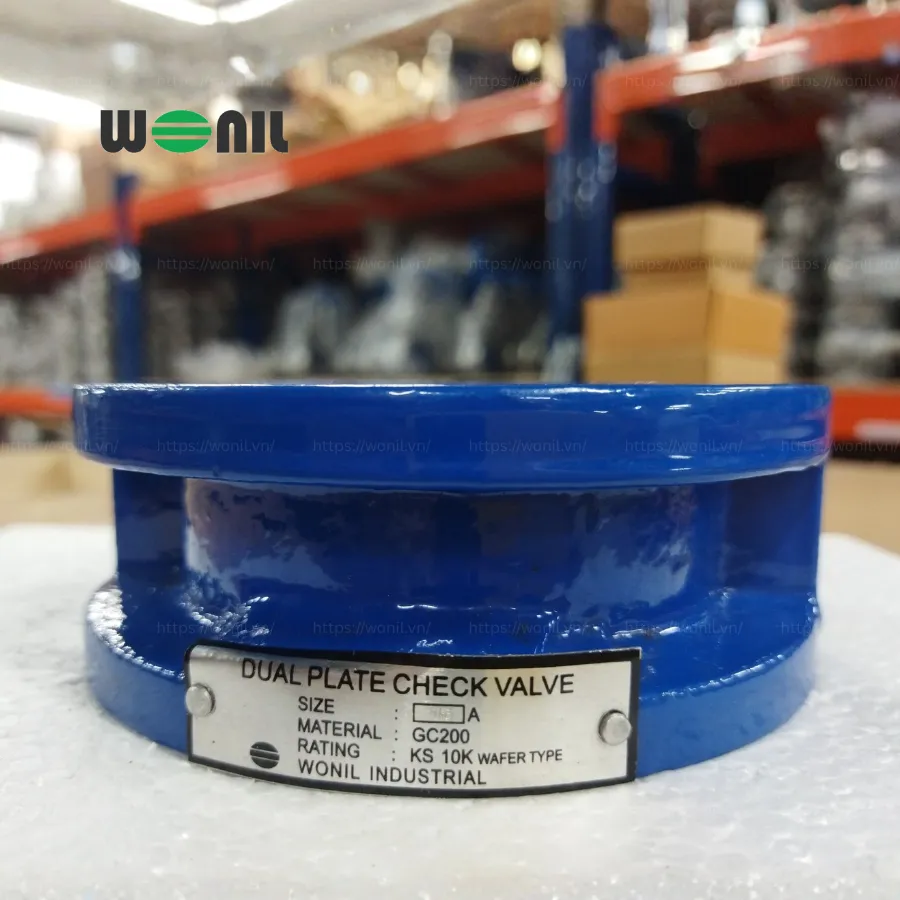 Van 1 chiều Wonil Cánh Bướm Gang DN65 Van 1 chiều Wonil Cánh Bướm Gang DN65