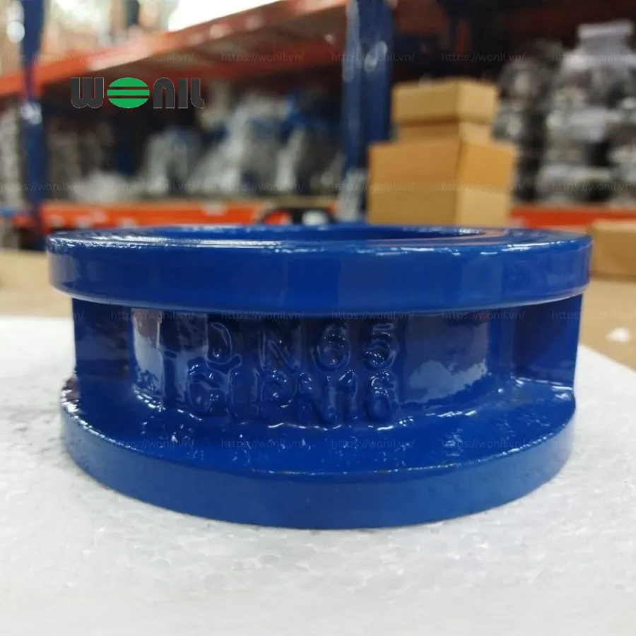 Van 1 chiều Wonil Cánh Bướm Gang DN65 Van 1 chiều Wonil Cánh Bướm Gang DN65