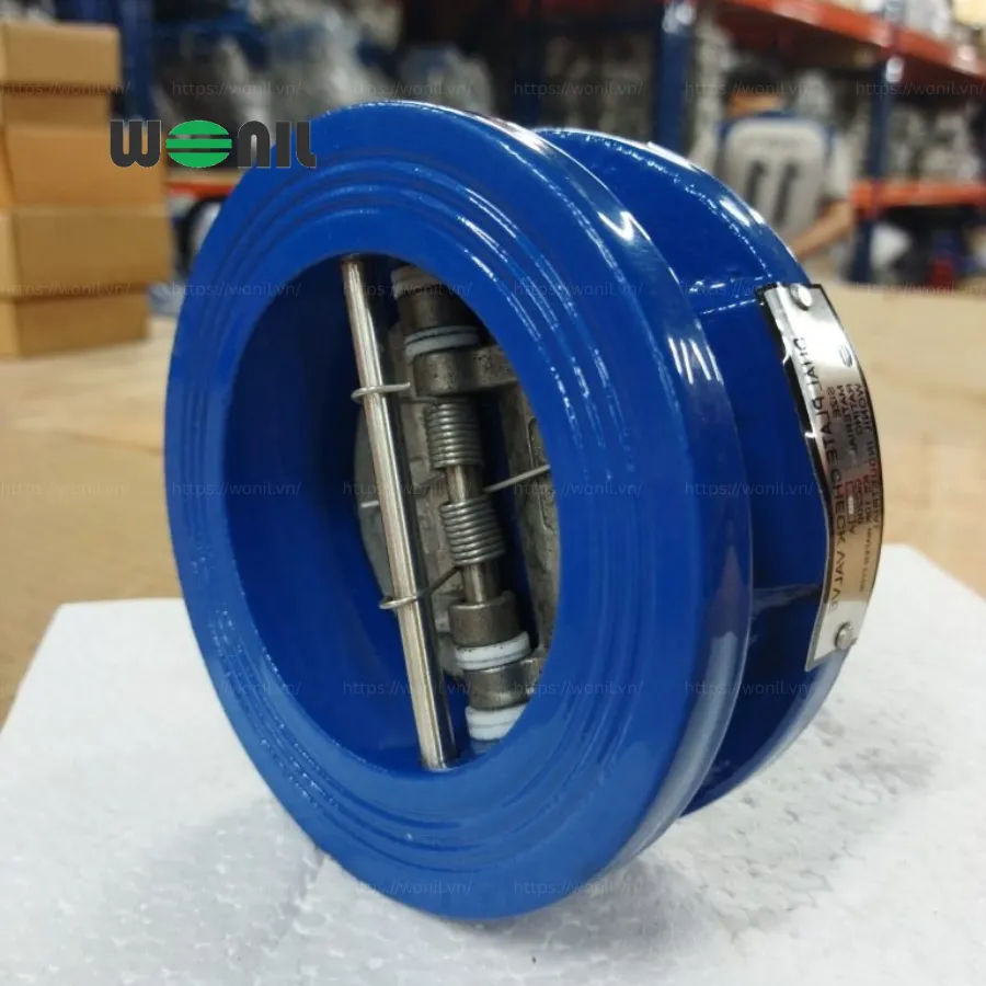 Van 1 chiều Wonil Cánh Bướm Gang DN50 Van 1 chiều Wonil Cánh Bướm Gang DN50