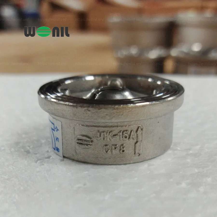 Van 1 chiều cối Inox Wonil DN15