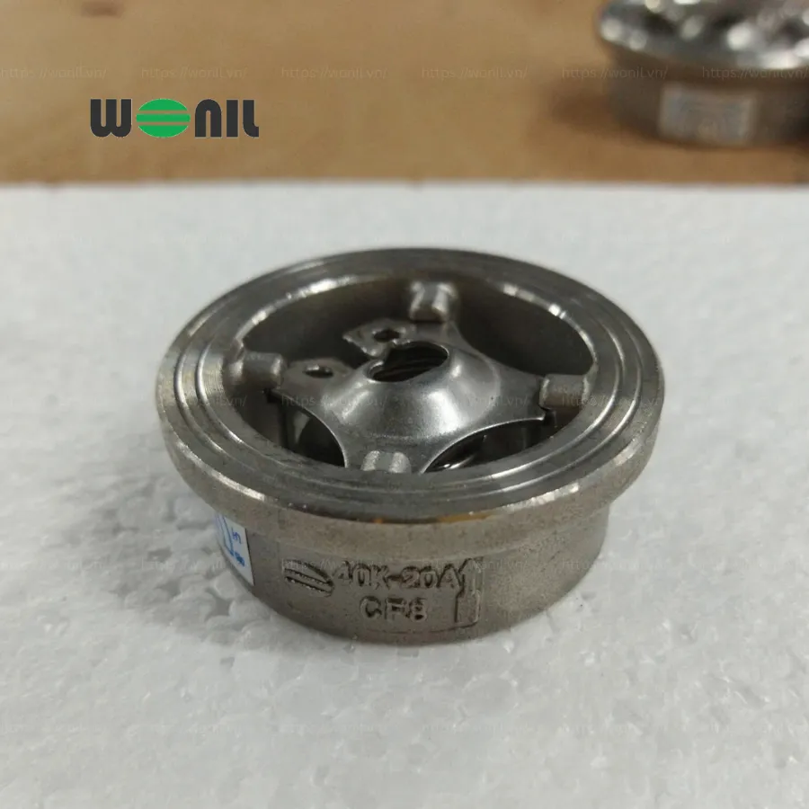 Van 1 chiều cối Inox Wonil DN20