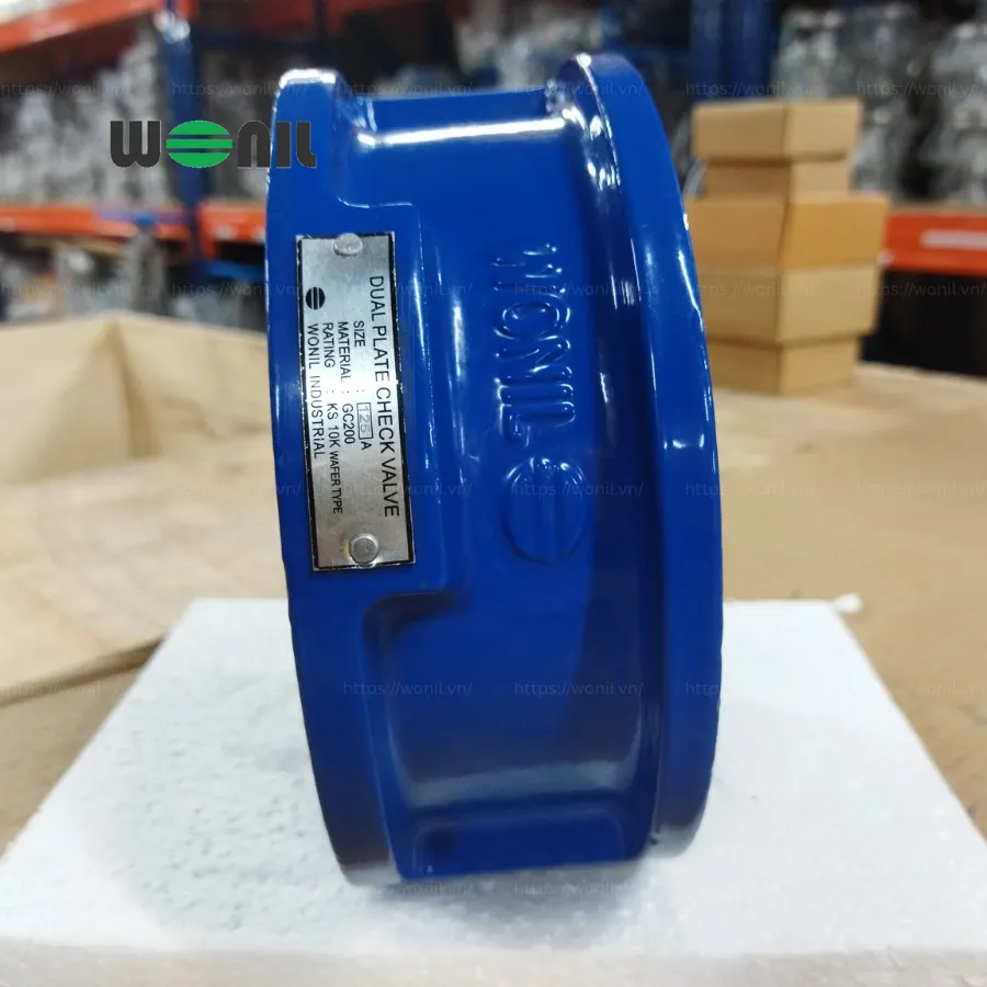 Van 1 chiều Wonil Cánh Bướm Gang DN125 Van 1 chiều Wonil Cánh Bướm Gang DN125