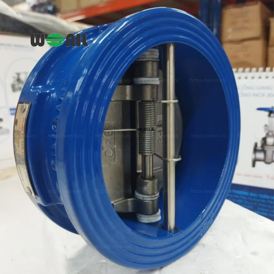 Van 1 chiều Wonil Cánh Bướm Gang DN150 Van 1 chiều Wonil Cánh Bướm Gang DN150