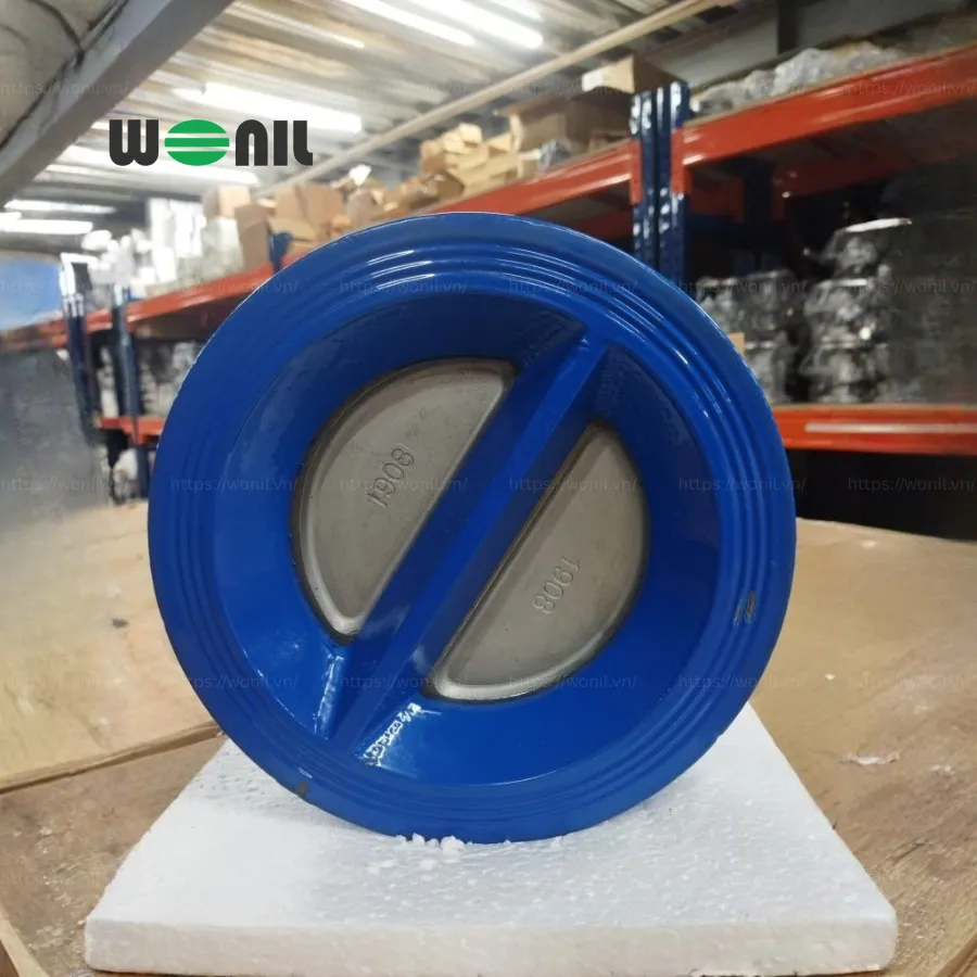 Van 1 chiều Wonil Cánh Bướm Gang DN150 Van 1 chiều Wonil Cánh Bướm Gang DN150