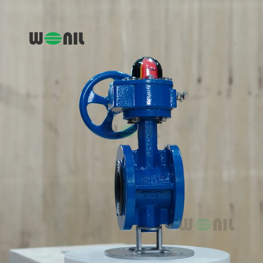 Van bướm Wonil tay quay gang 2 mặt bích DN50 Van bướm Wonil tay quay gang 2 mặt bích DN50