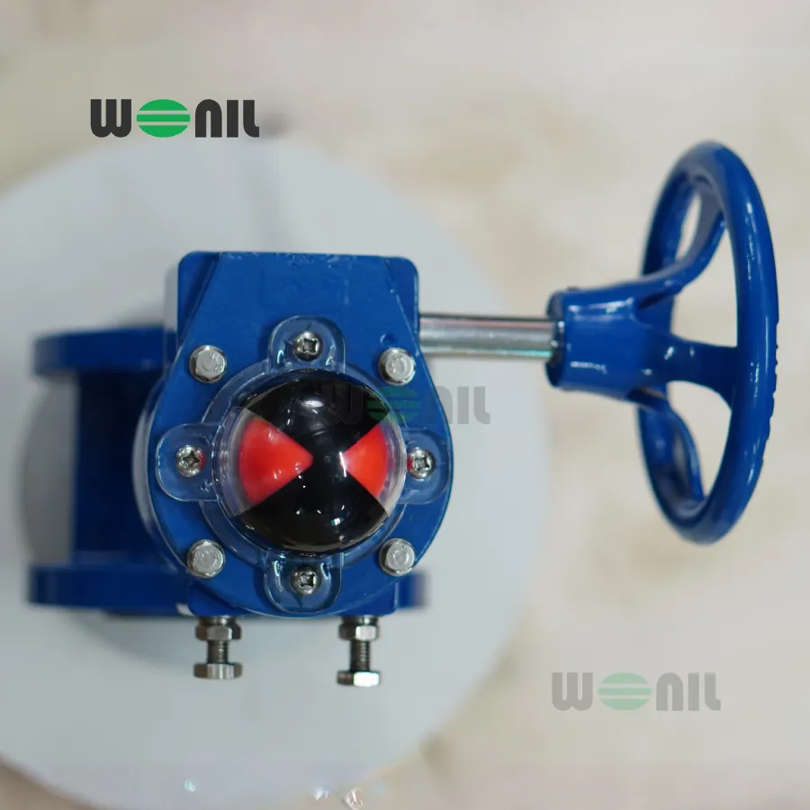 Van bướm Wonil tay quay gang 2 mặt bích DN50 Van bướm Wonil tay quay gang 2 mặt bích DN50