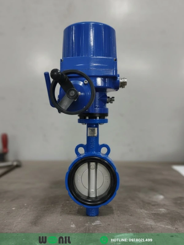 Review Van bướm điện tay quay: Có nên sử dụng? Van bướm điều khiển điện Wonil tay quay chất liệu bằng gang