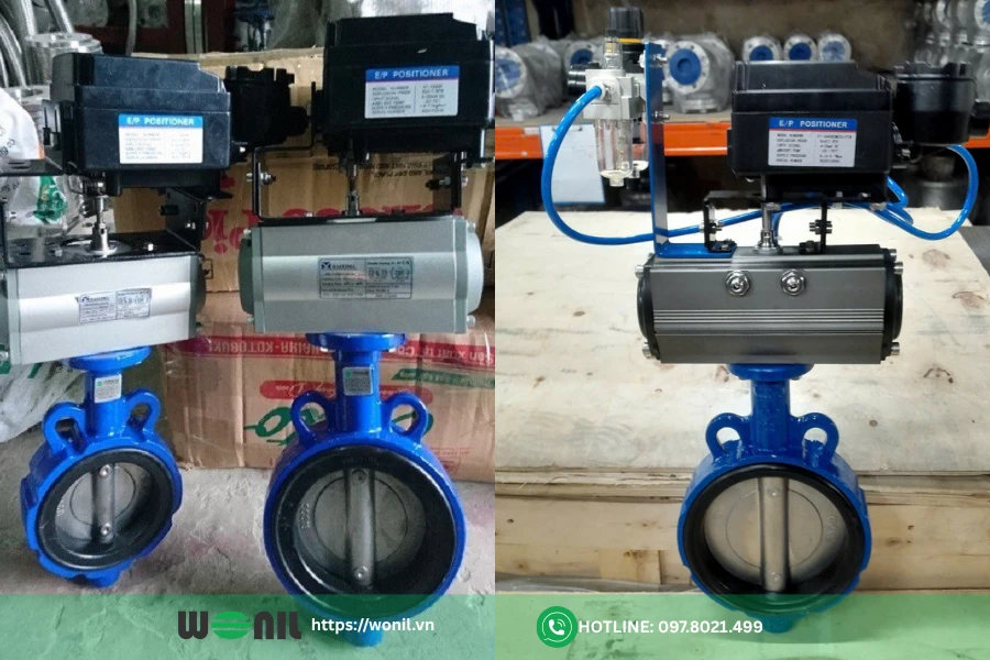 Van bướm khí nén tuyến tính: Cấu tạo, Phân loại, Ứng dụng Địa chỉ van bướm khí nén tuyến tính chất lượng, uy tín