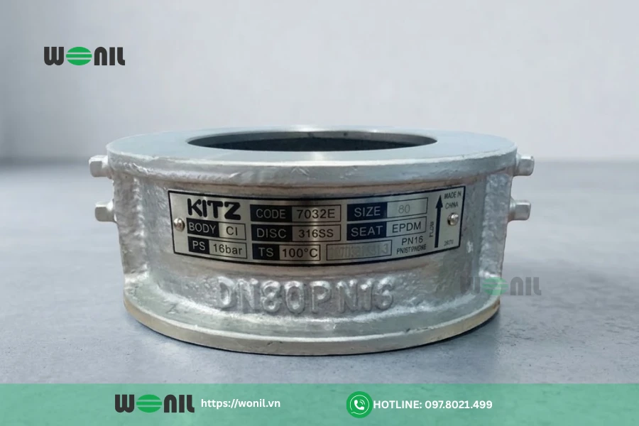 Mua van 1 chiều bướm inox 304, 316 giá tốt, chất lượng ở đâu? Van 1 chiều bướm inox Kitz