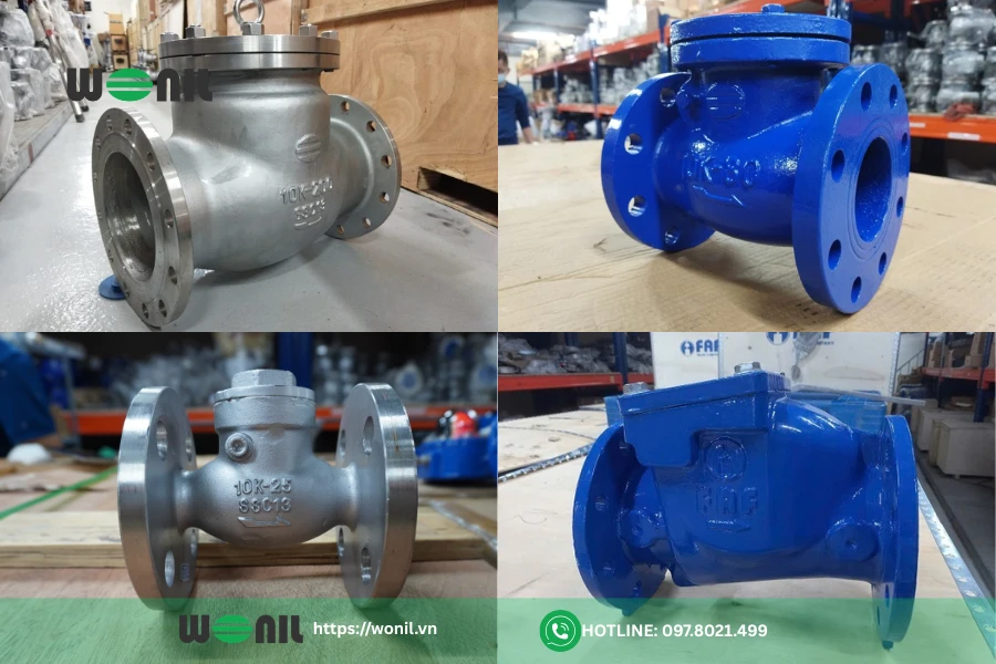 Van 1 chiều lá lật mặt bích: Chọn hãng nào tốt? Địa chỉ mua van 1 chiều lá lật mặt bích chính hãng tại Wonilvn