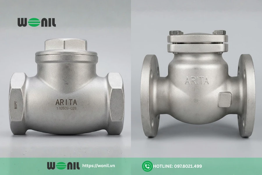 Tại sao nên dùng van 1 chiều lá lật inox? Van 1 chiều lá lật inox Arita