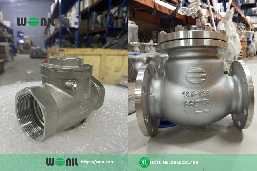 Tại sao nên dùng van 1 chiều lá lật inox? Van 1 chiều lá lật inox Wonil