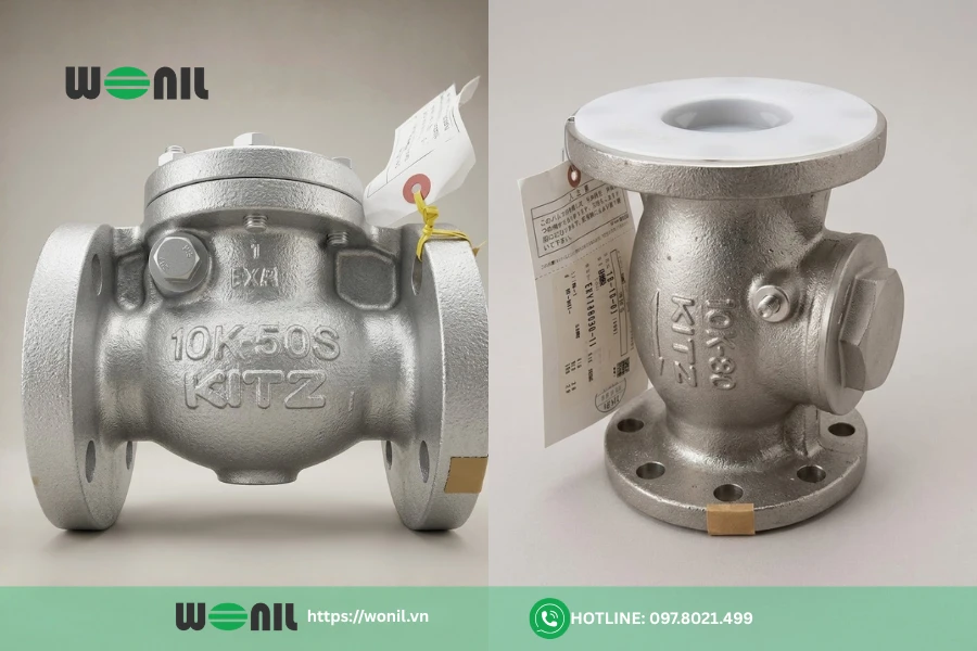 Tại sao nên dùng van 1 chiều lá lật inox? Van một chiều lá lật inox Kitz