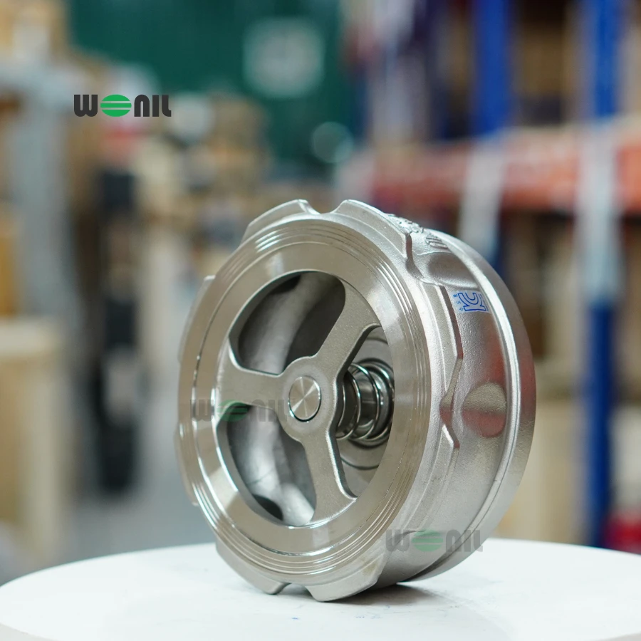 Van 1 chiều cối Inox Wonil DN100 (4 Inch) Ảnh thực tế Van 1 chiều cối Inox Wonil DN100