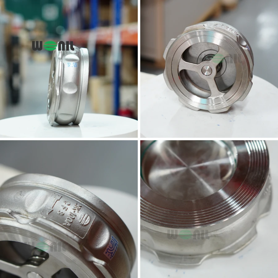 Van 1 chiều cối Inox Wonil DN100 (4 Inch) Ảnh thực tế Van 1 chiều cối Inox Wonil DN100