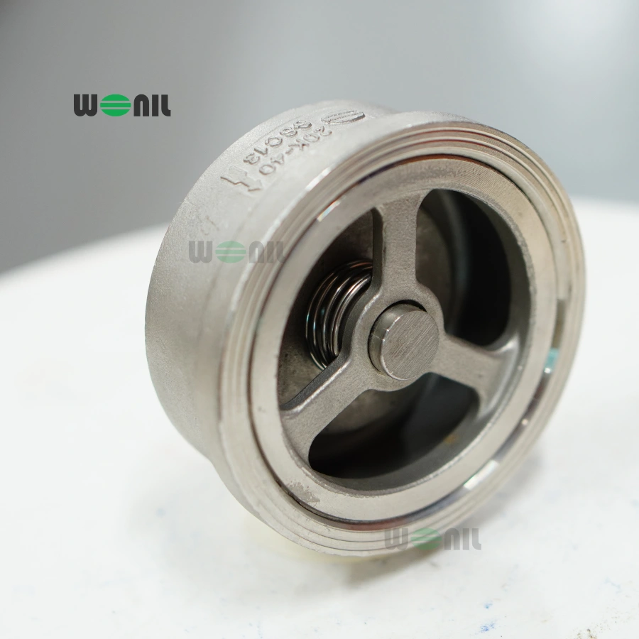 Van 1 chiều cối Inox Wonil DN40 (1½ Inch) Ảnh thực tế Van 1 chiều cối Inox Wonil DN40