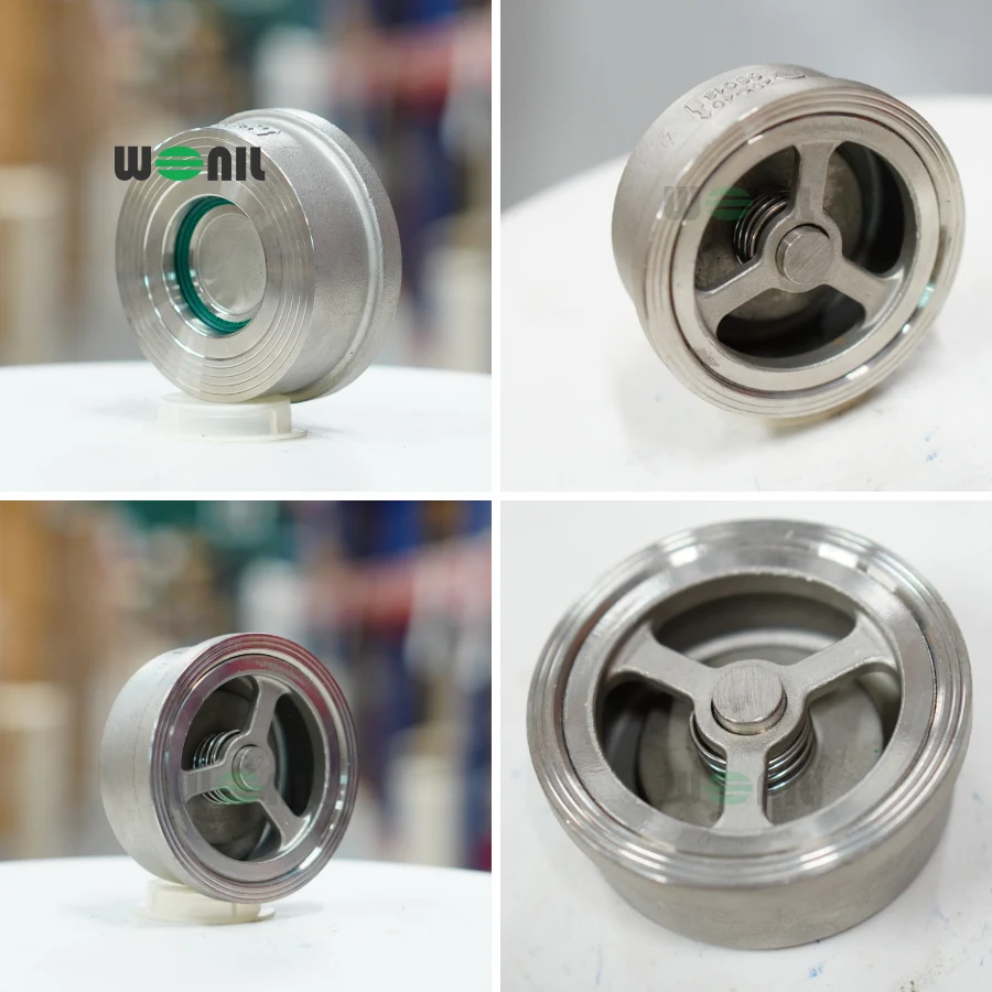 Van 1 chiều cối Inox Wonil DN40 (1½ Inch) Ảnh thực tế Van 1 chiều cối Inox Wonil DN40