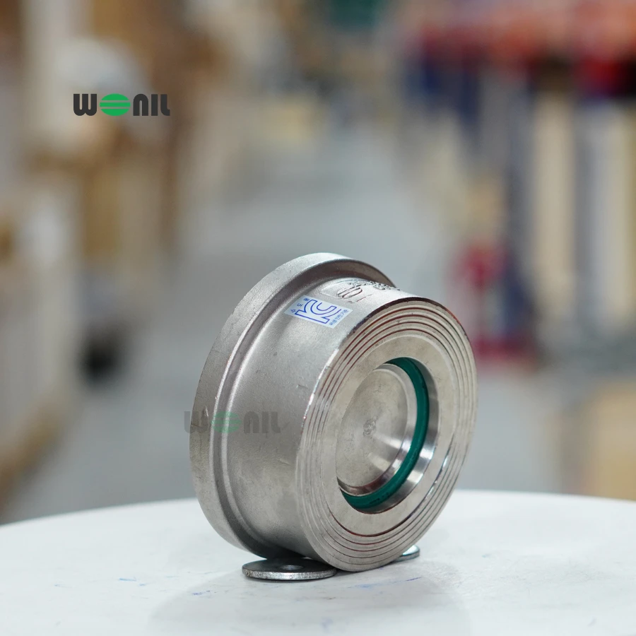 Van 1 chiều cối Inox Wonil DN50 (2 Inch) Ảnh thực tế Van 1 chiều cối Inox Wonil DN50
