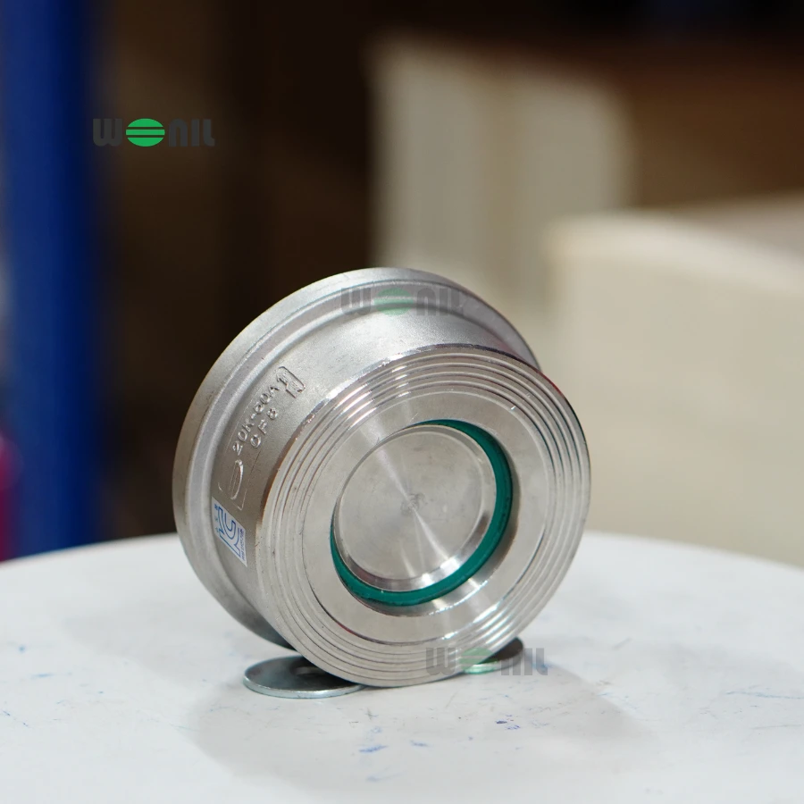 Van 1 chiều cối Inox Wonil DN50 (2 Inch) Ảnh thực tế Van 1 chiều cối Inox Wonil DN50