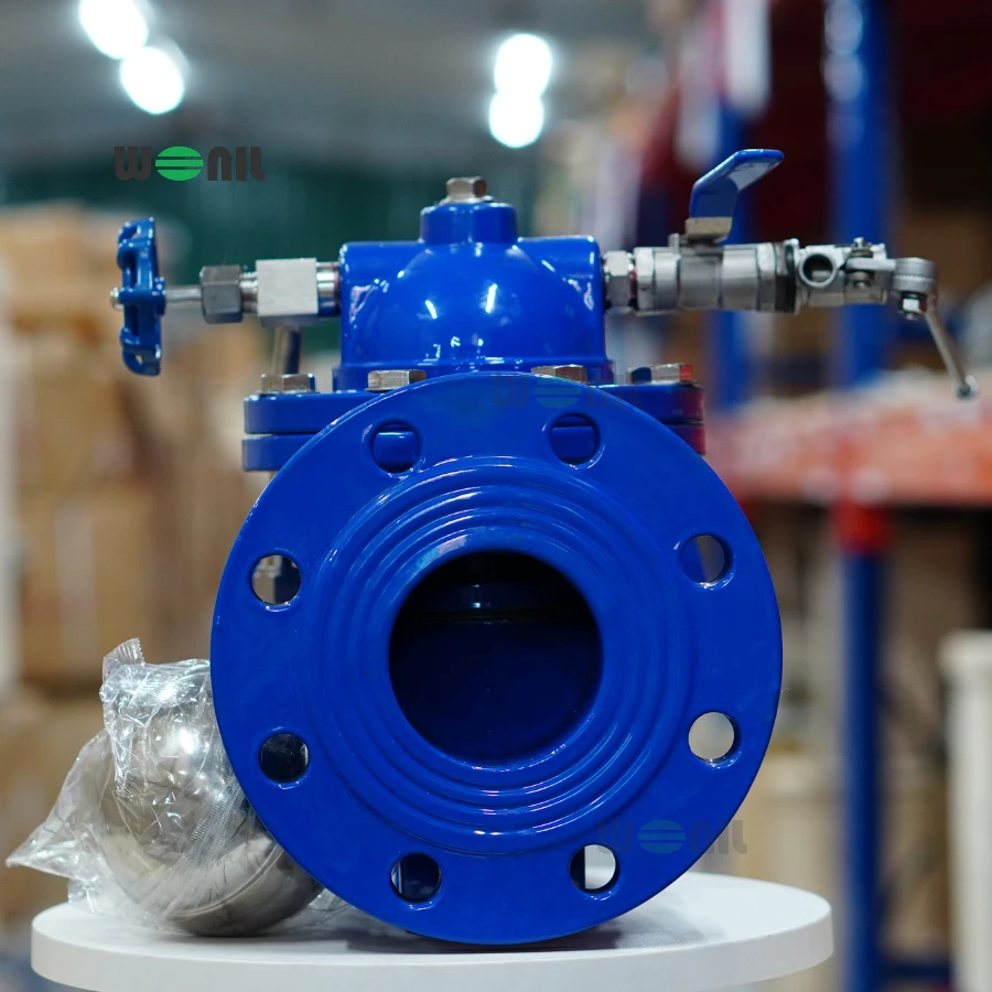Van phao Wonil gang mặt bích DN80 Van phao Wonil gang mặt bích DN80