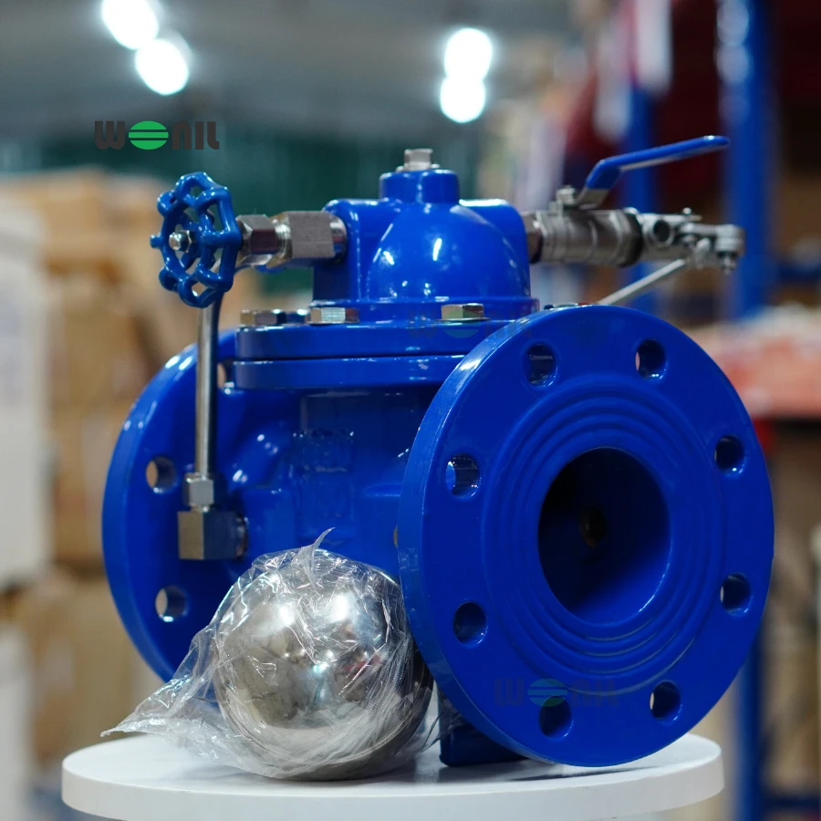 Van phao Wonil gang mặt bích DN80 Van phao Wonil gang mặt bích DN80