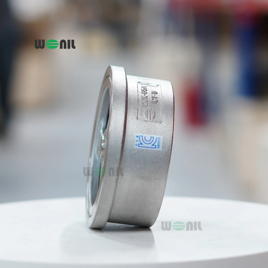 Van 1 chiều cối Inox Wonil DN65 (2½ Inch) Ảnh thực tế Van 1 chiều cối Inox Wonil DN65